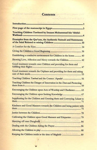 Teaching Children Tawheed Teaching Children Tawheed