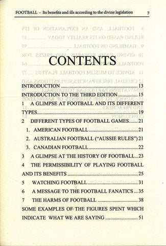 Football (Its Benefits And Ills According to The Divine Legislation) Football (Its Benefits And Ills According to The Divine Legislation)