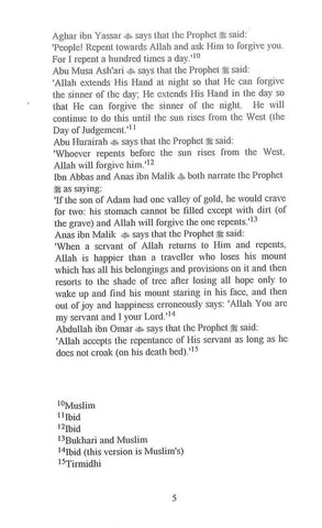 Sincere Repentance Sincere Repentance