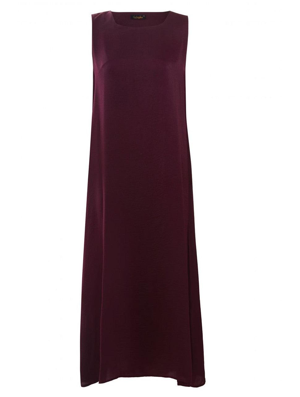 Plum Slip Dress, zadina