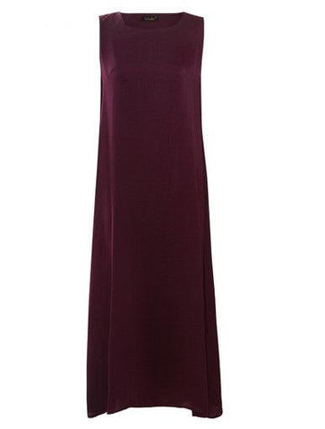 PLUM SLIP DRESS SLEEVELESS PLUM SLIP DRESS SLEEVELESS
