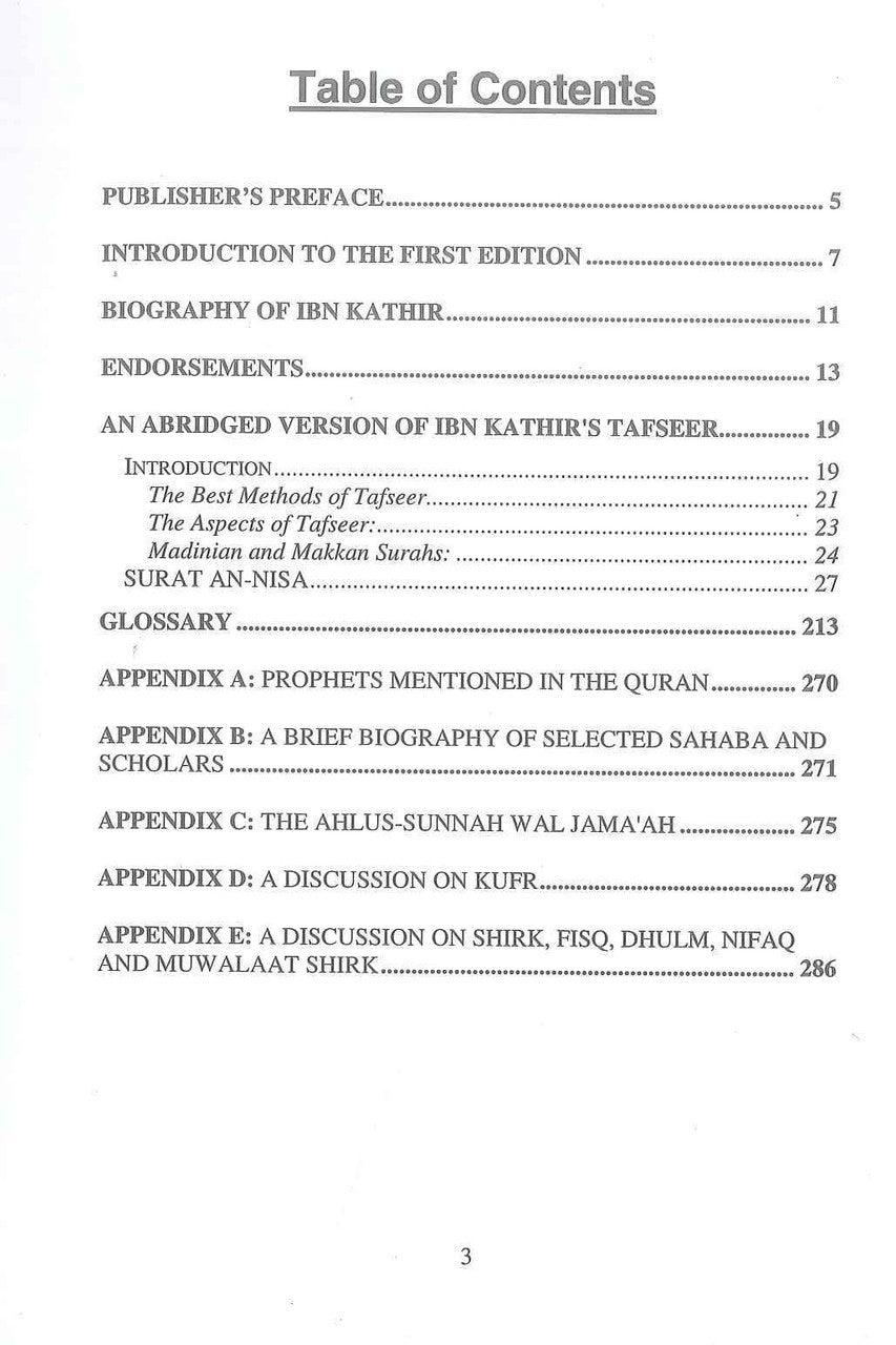 Tafsir Ibn Kathir Part-5 By Al-Firdous Ltd