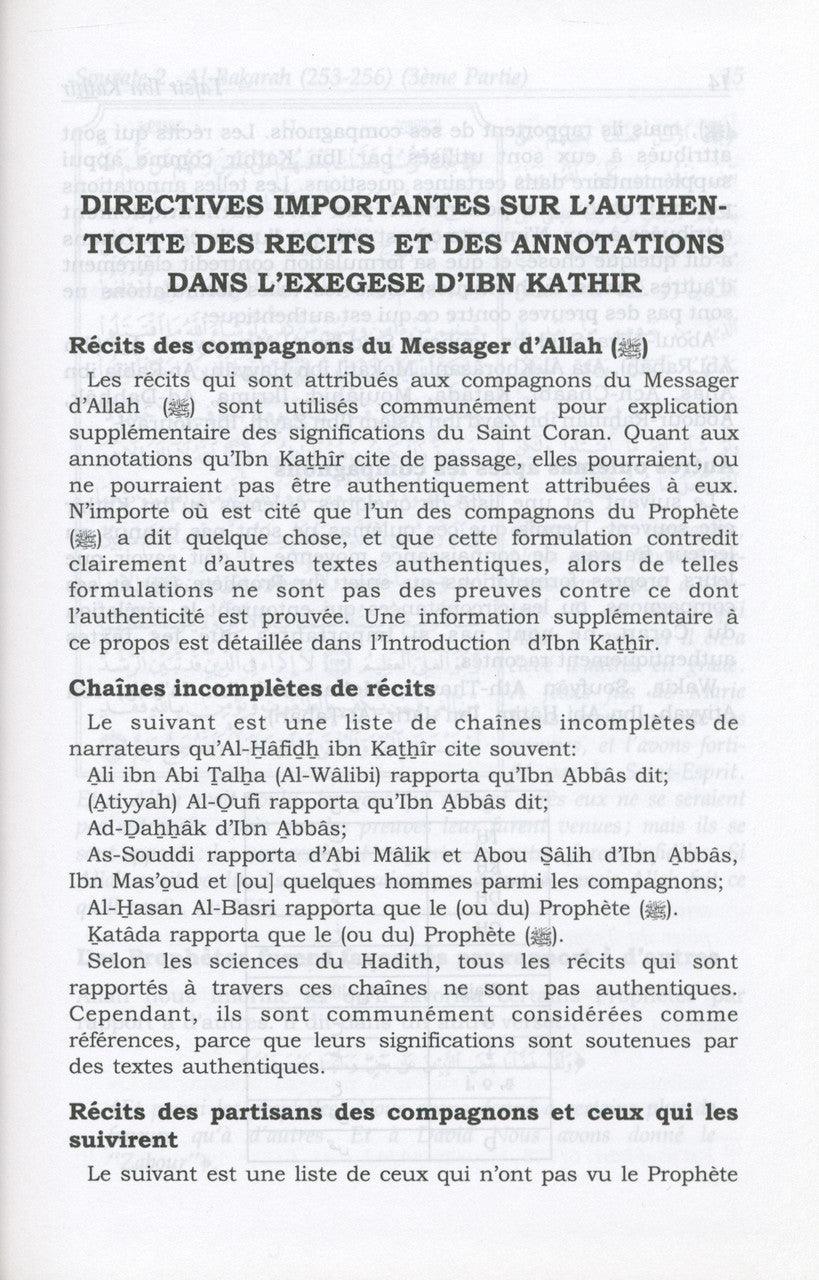 Tafsir Ibn Kathir Volume 2( French)