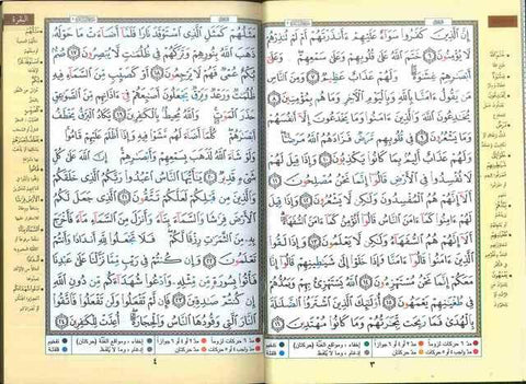 Tajweed Quran - Colour coded Arabic only Medium-2771 Tajweed Quran - Colour coded Arabic only Medium-2771