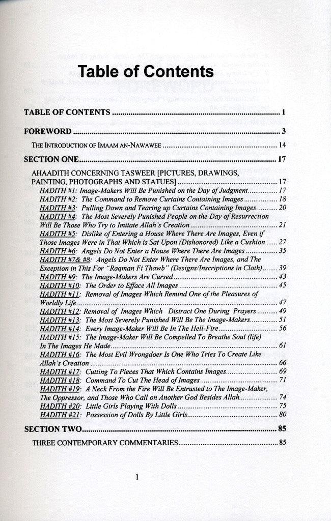 The Islamic Ruling Concerning Tasweer