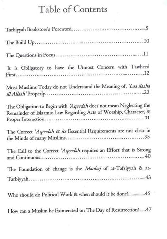 Tawheed First O' Callers To Islaam Tawheed First O' Callers To Islaam