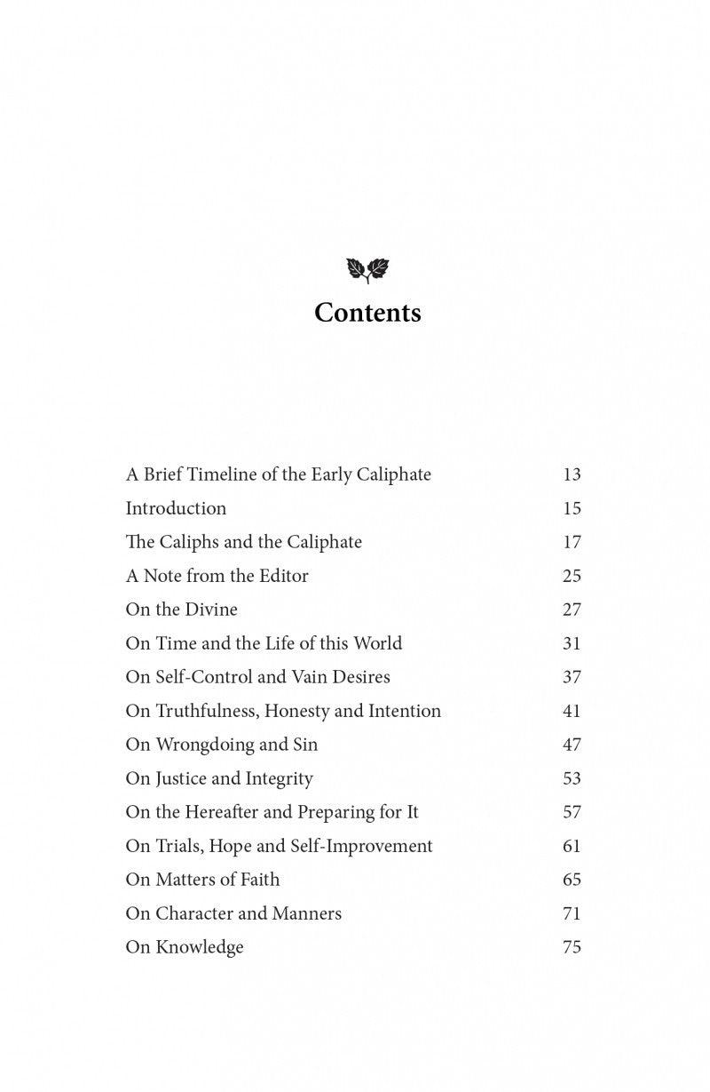 The Book of Great Quotes (Gems from Abu Bakr, Umar, Uthman and Ali)