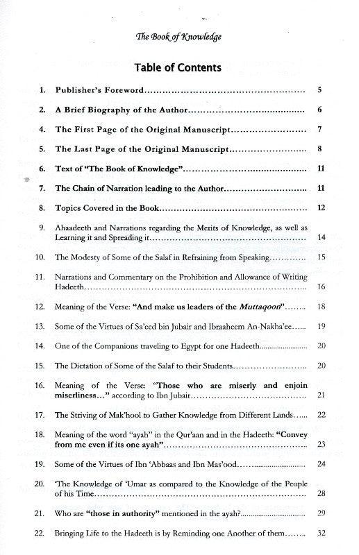 The Book Of Knowledge