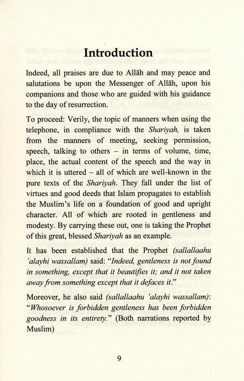 The Islamic Etiquettes Of Using The Telephone