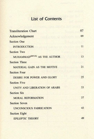 The Sources of the Quran : A Critical Review of the Authorship Theories The Sources of the Quran : A Critical Review of the Authorship Theories