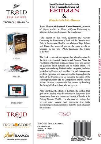 Essential Q & A Concerning the Foundations of Eemaan