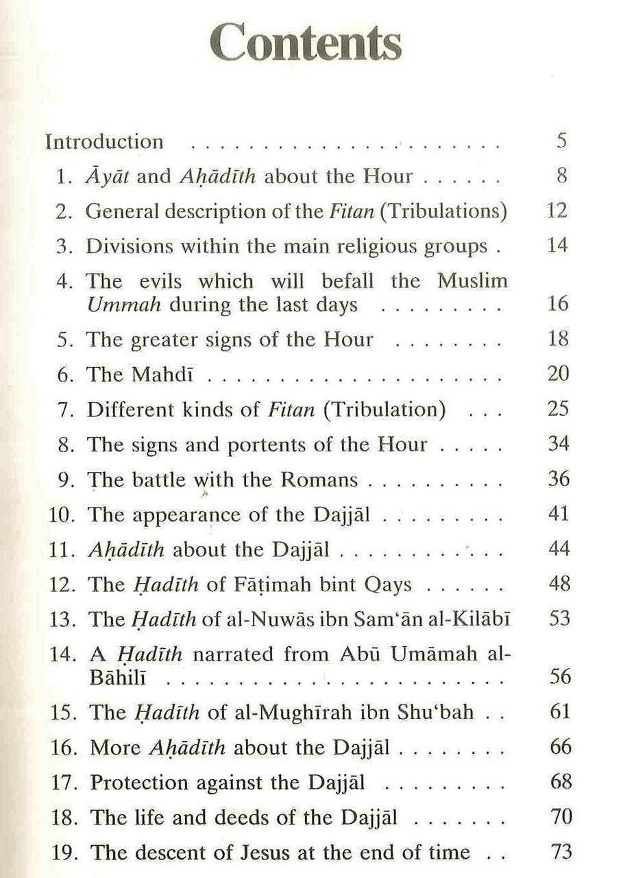 The Signs Before the Day of Judgement