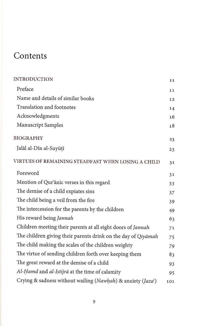 The Virtue of Remaining Steadfast when Losing a Child