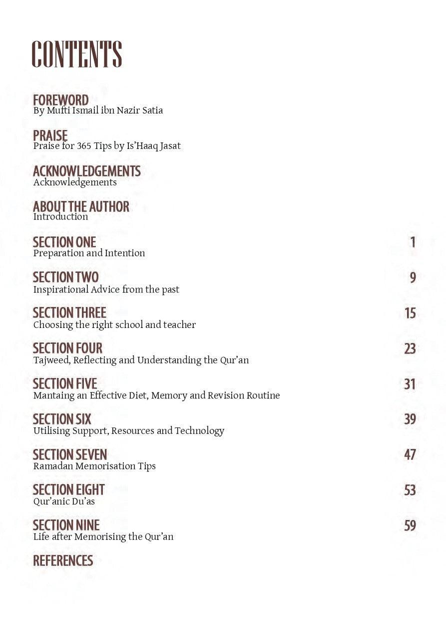 365 Tips To Help You Memorise The Quran (24843), 9781527260535
