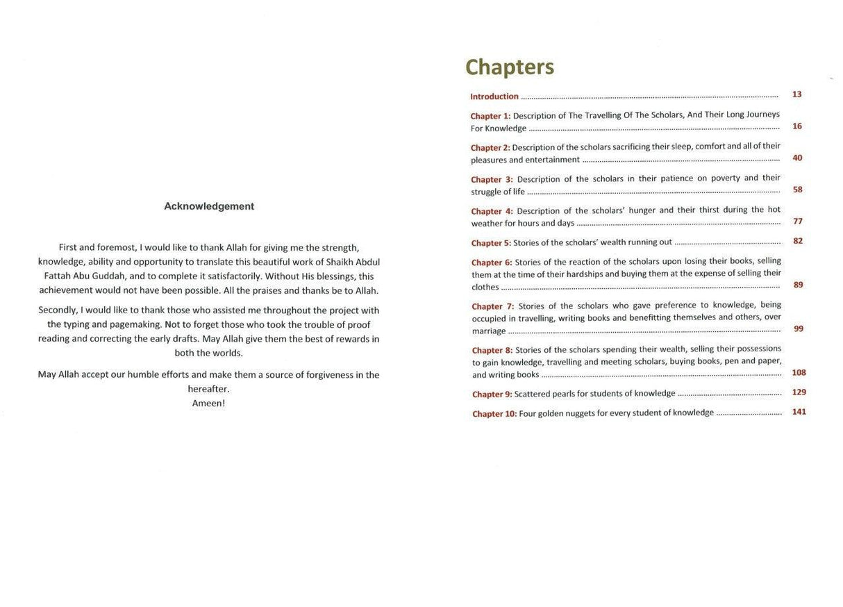 The Patience of The Pious Predecessors In Seeking Knowledge