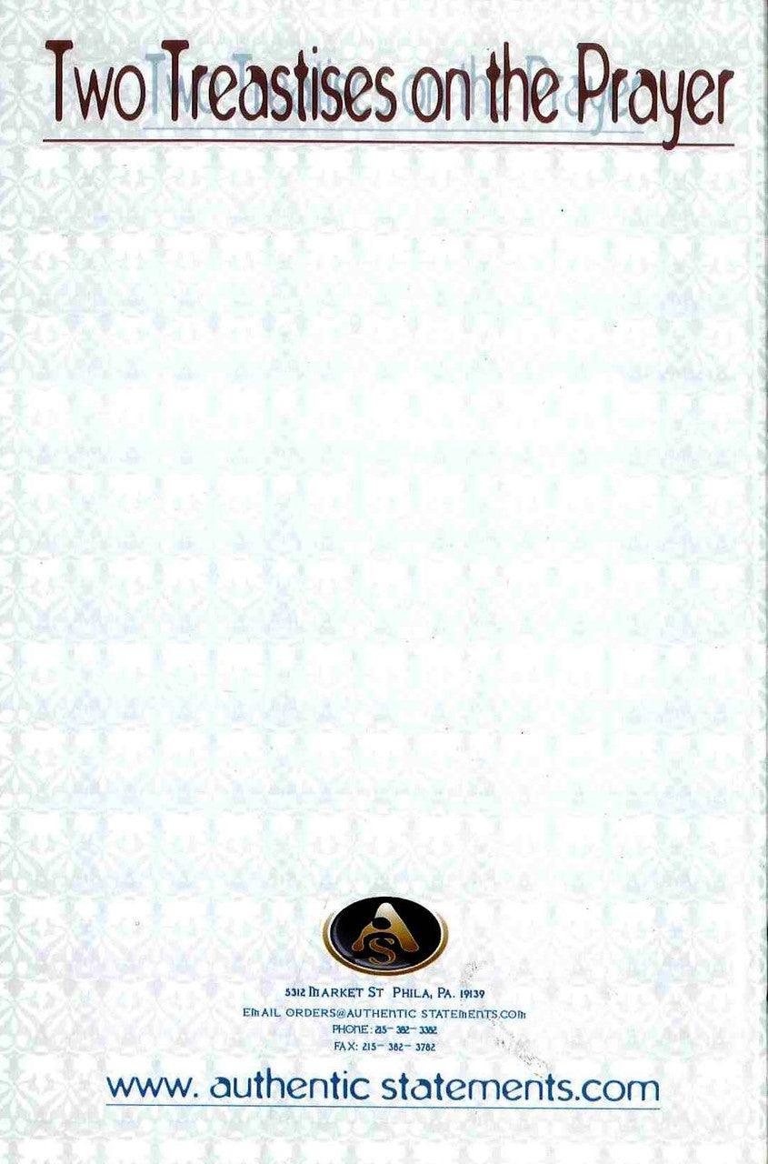 Two Treatises On The Prayer