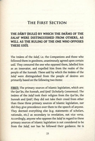 What Takes a Person Out of The Sunnah What Takes a Person Out of The Sunnah