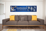 Ramadan Mubarak Banner Blue (24985)