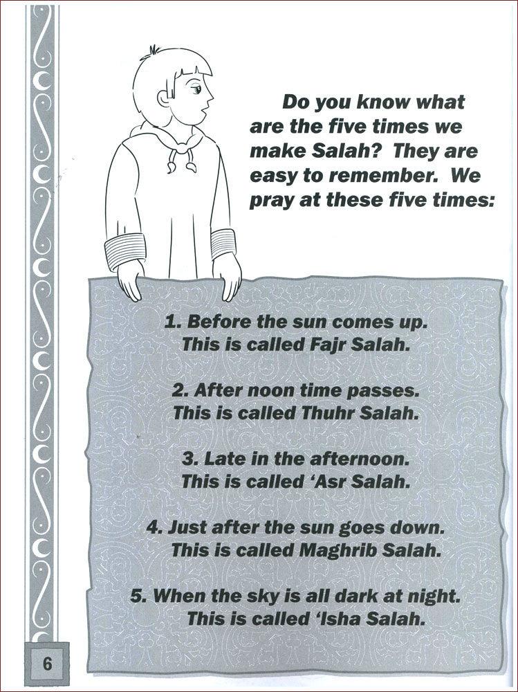 Colour and Learn Salah (A Textbook And Colouring Book)