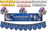 Ramadan Mubarak Banner Blue (24985)