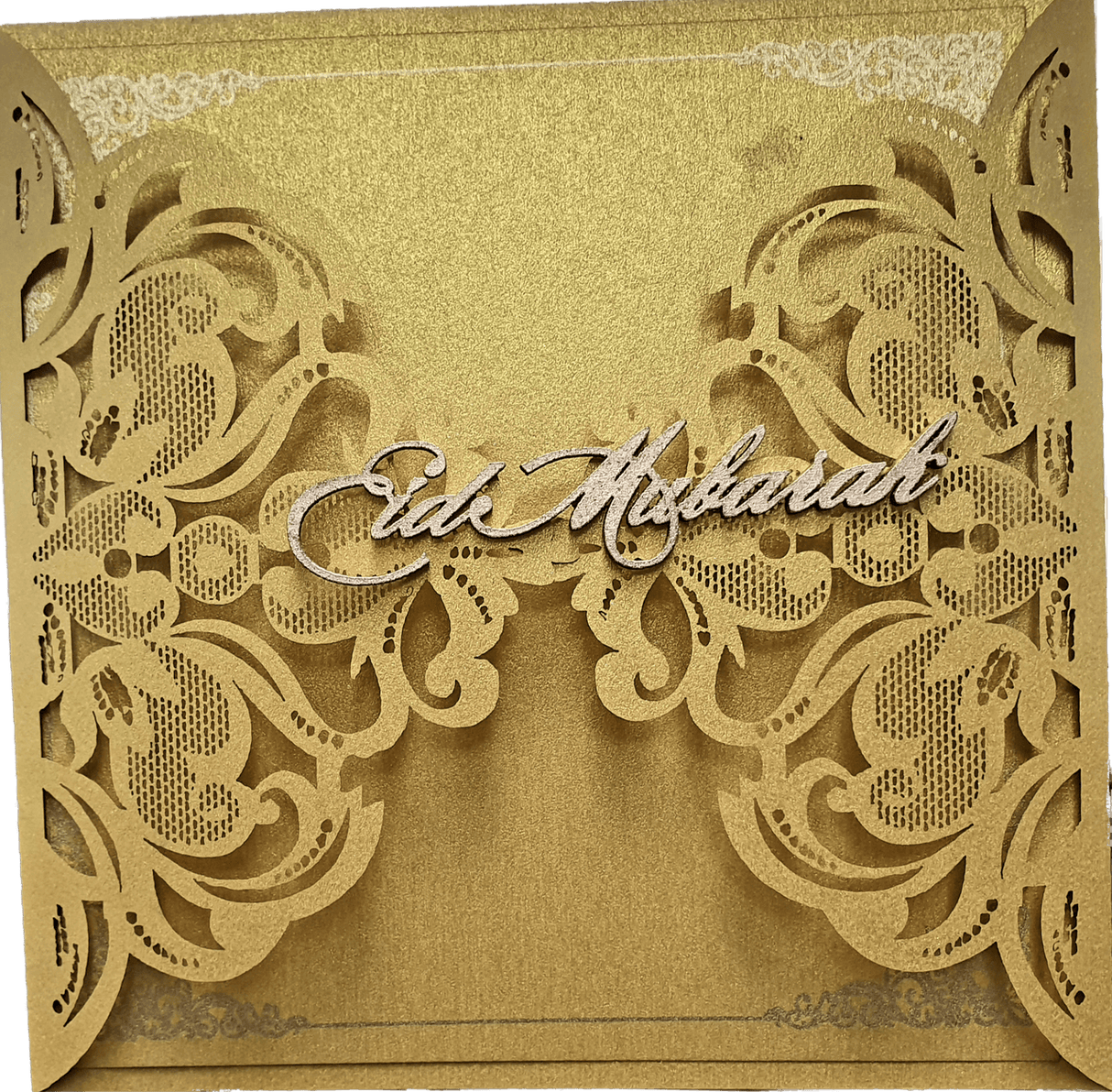 Eid Mubarak Laser Cut Greeting Cards Muslim Islamic Festival 2