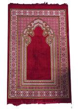 Prayer Rug Luxury Padded with Turkish cutwork design