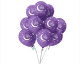 Eid Mubarak Balloons Helium Quality Pack of 10  (Choose your Colours)
