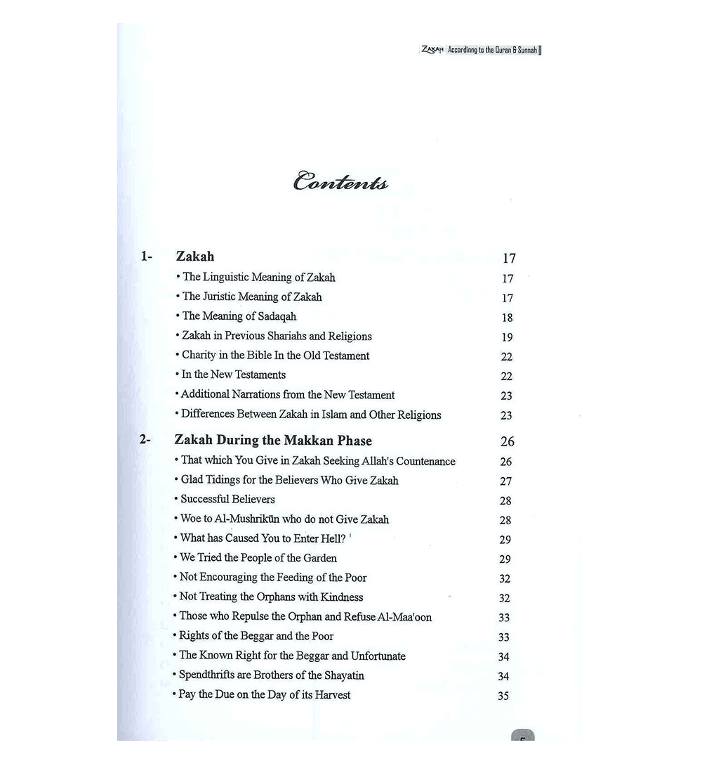 ZAKAH According to the Quran & Sunnah