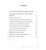 The Nature of Fasting