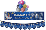 Ramadan Mubarak Banner Blue (24985)