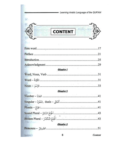 Learning Arabic Language of The Quran