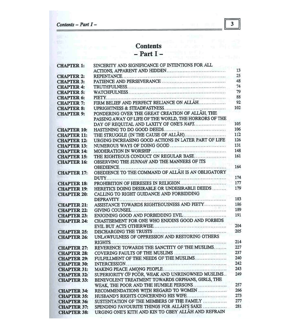 Riyad Us Saliheen : 2 volume Set