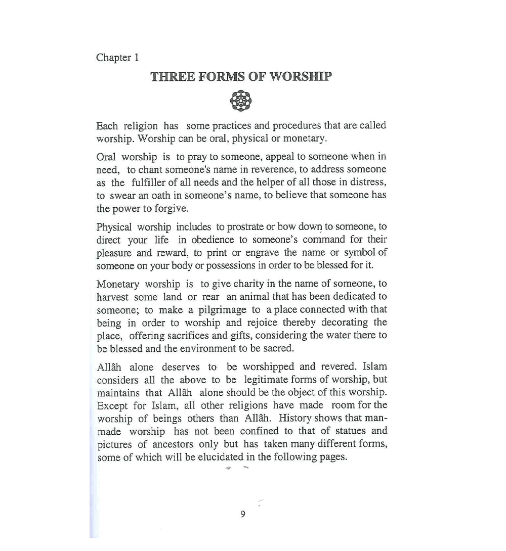 The Many Shades of Shirk