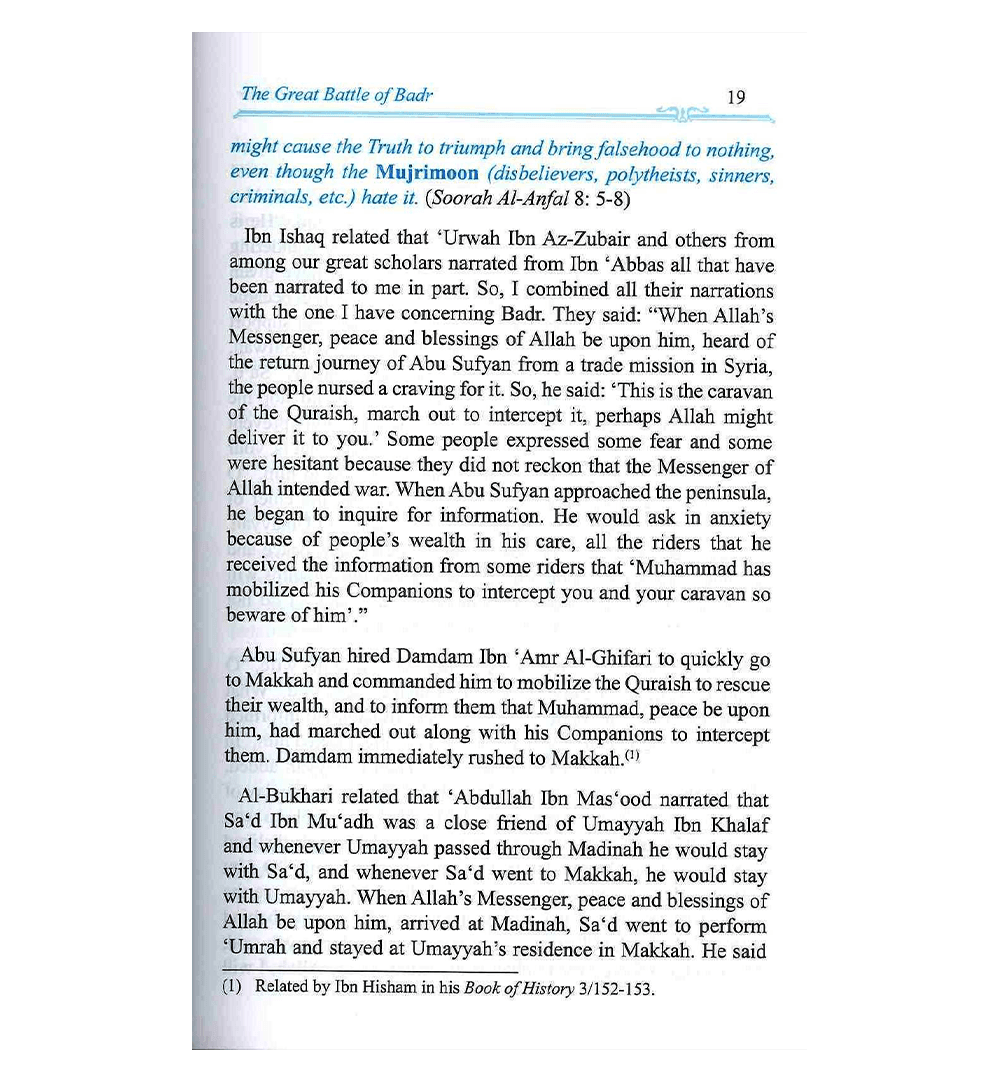 In Defence of the True Faith : From Al - Bidayah wan - Nihayah