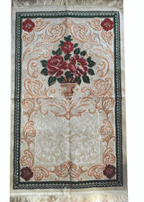 Prayer Rug Luxury Velvet with Turkish cutwork design