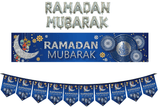 Ramadan Mubarak Banner Blue (24985)