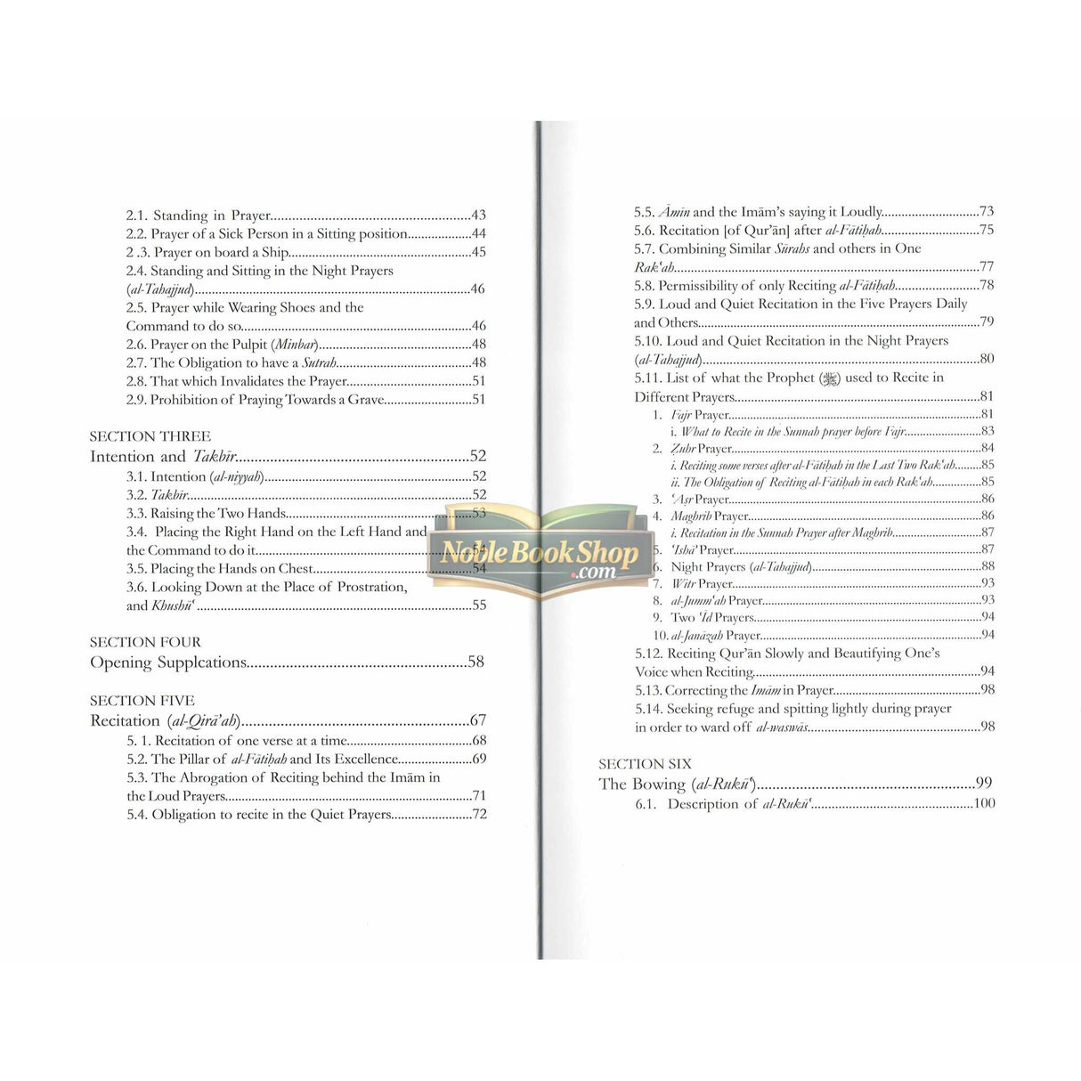 Description of the Prophets Prayer