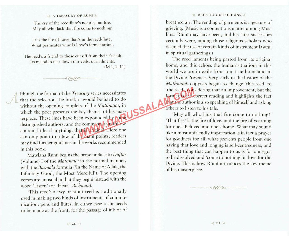 A Treasury of Rumi's Wisdom Treasury in Islamic Thought and Civilization, 9781847741028