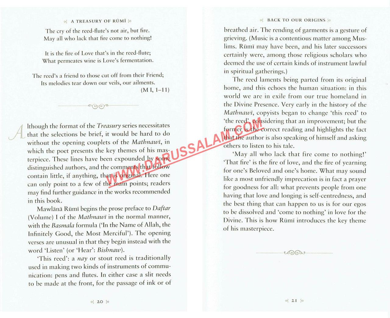 A Treasury of Rumi's Wisdom Treasury in Islamic Thought and Civilization, 9781847741028