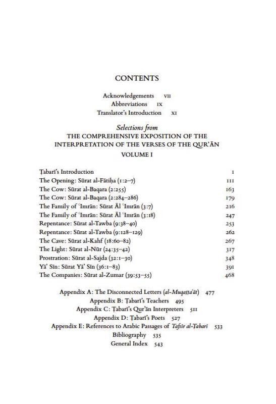 Tabari:Selections from The Comprehensive Exposition of the Interpretation of the Verses of the Qur'an 2 Vol Set, 9781911141273