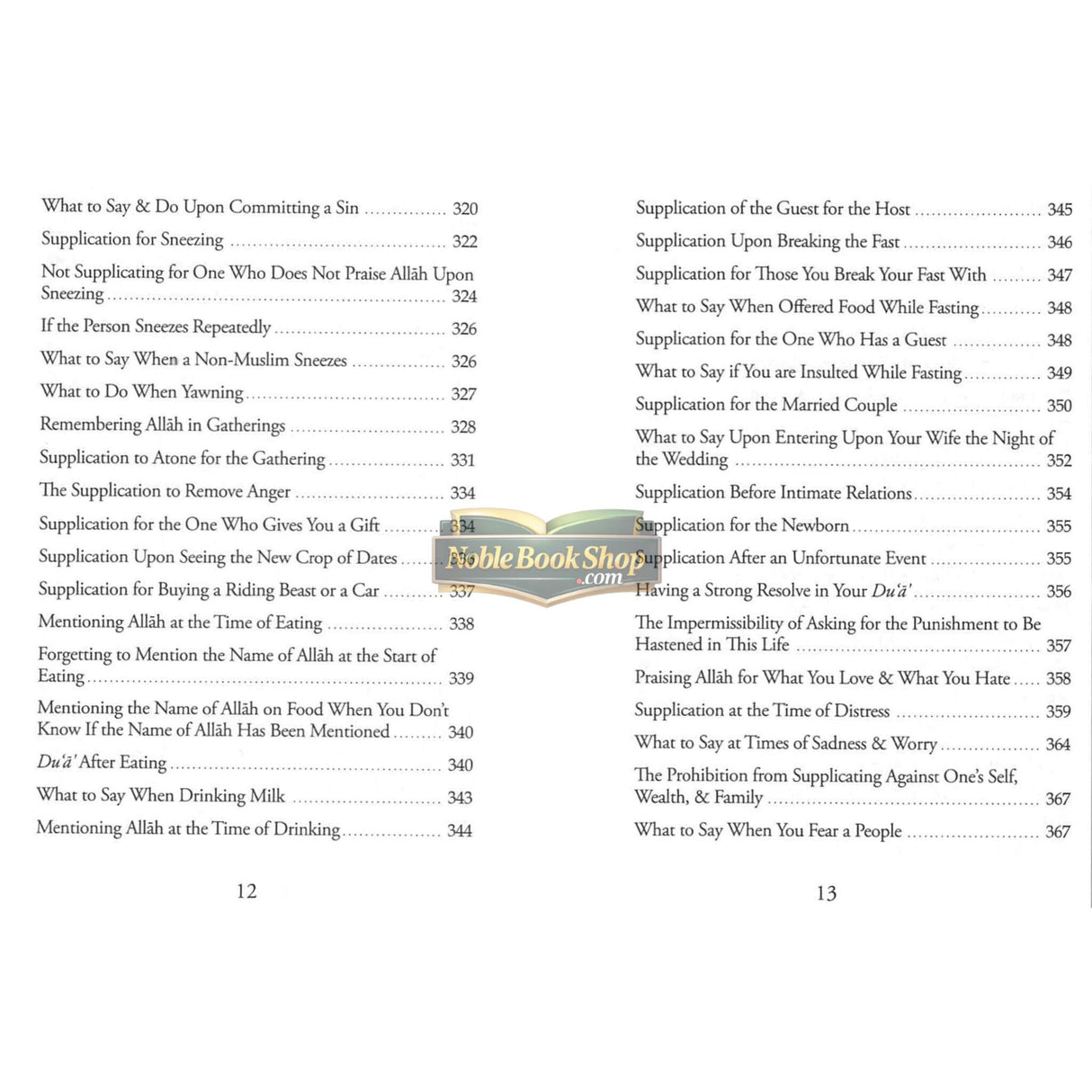 Collection of Authentic Invocations (Pocket size)