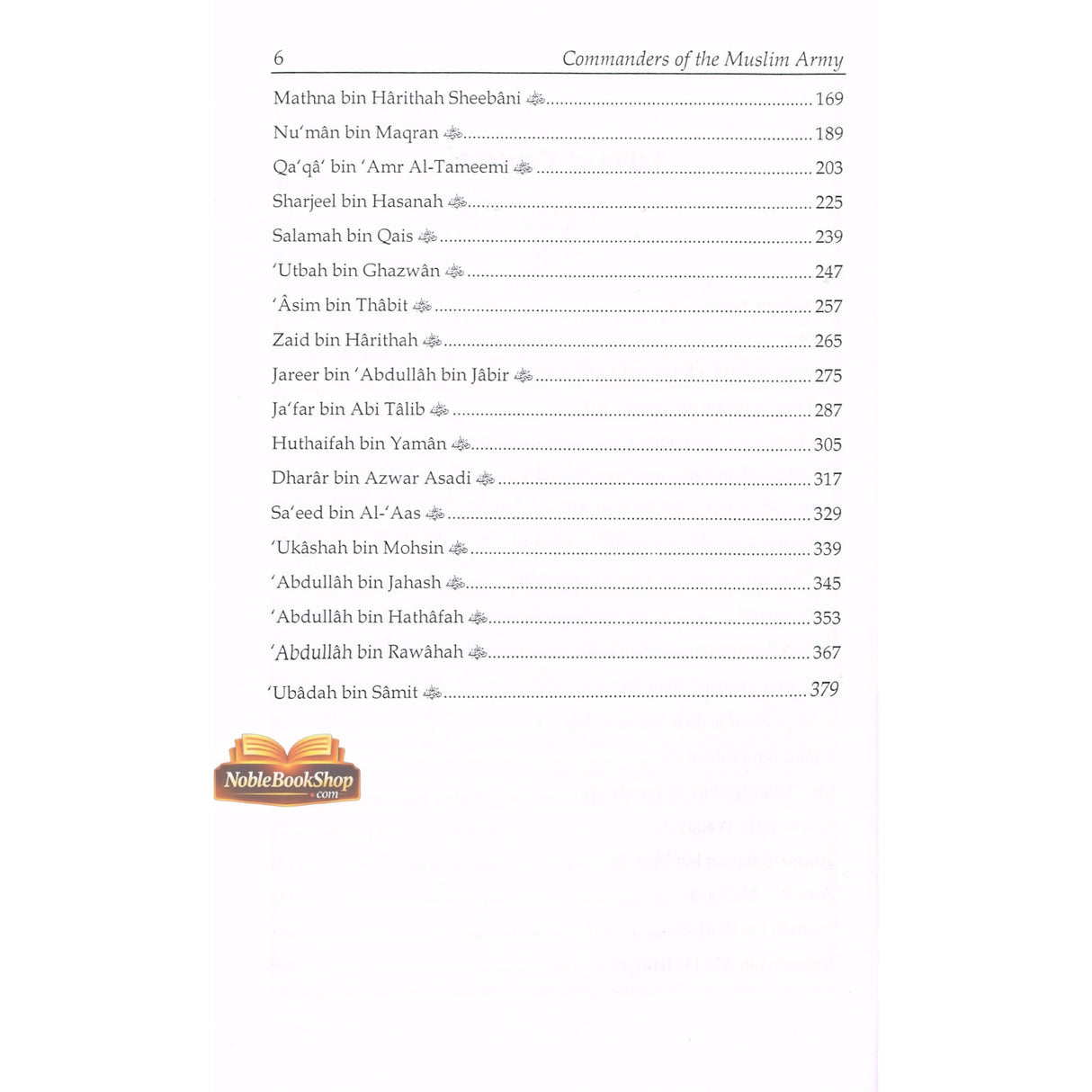 Commanders of the Muslim Army