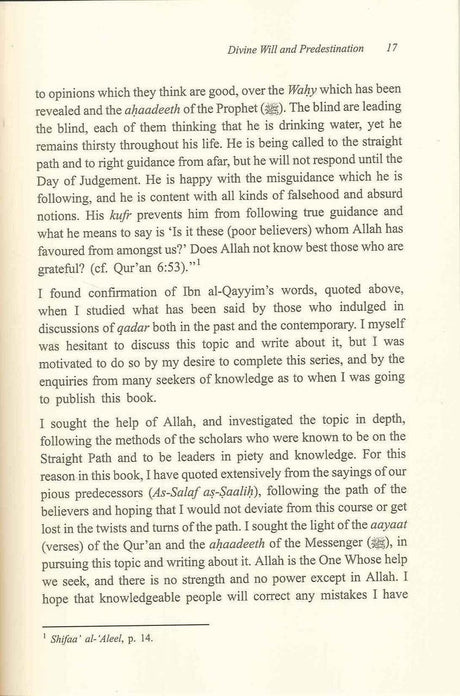 Divine Will and Predestination : Islamic Creed Series 8 - NobleBookshop