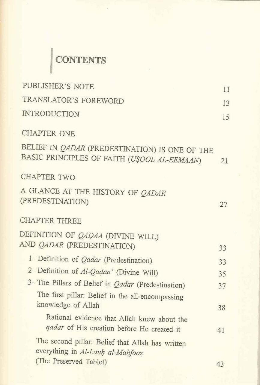 Divine Will and Predestination : Islamic Creed Series 8 - NobleBookshop