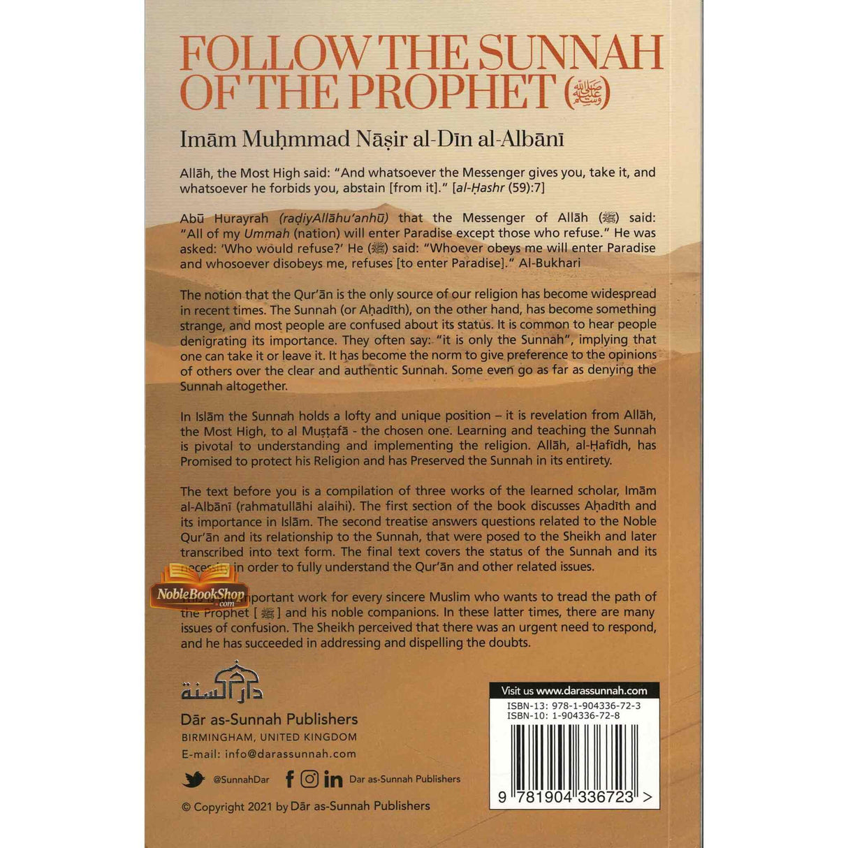 Follow The Sunnah of The Prophet