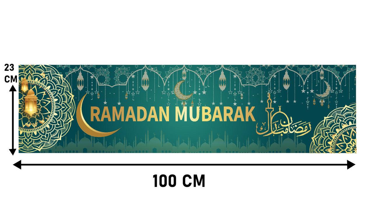 Green Ramadan Mubarak Banner (24992)