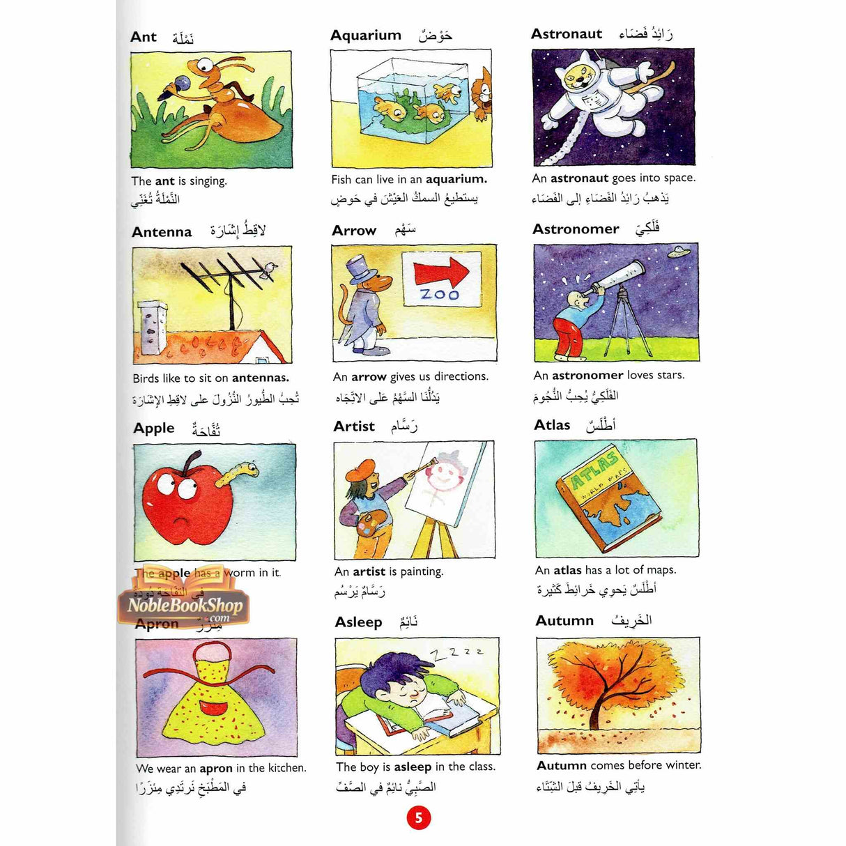 Goodword Arabic Picture Dictionary for kids