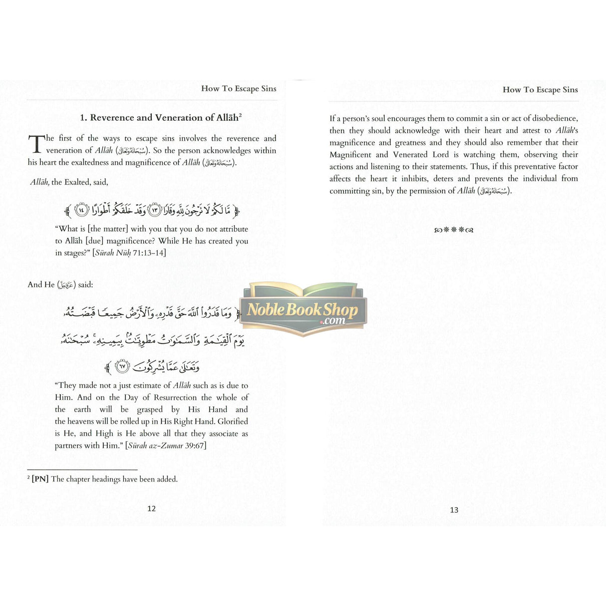 How To Escape Sins(Based on the words of Imam Ibn Al-Qayyim)