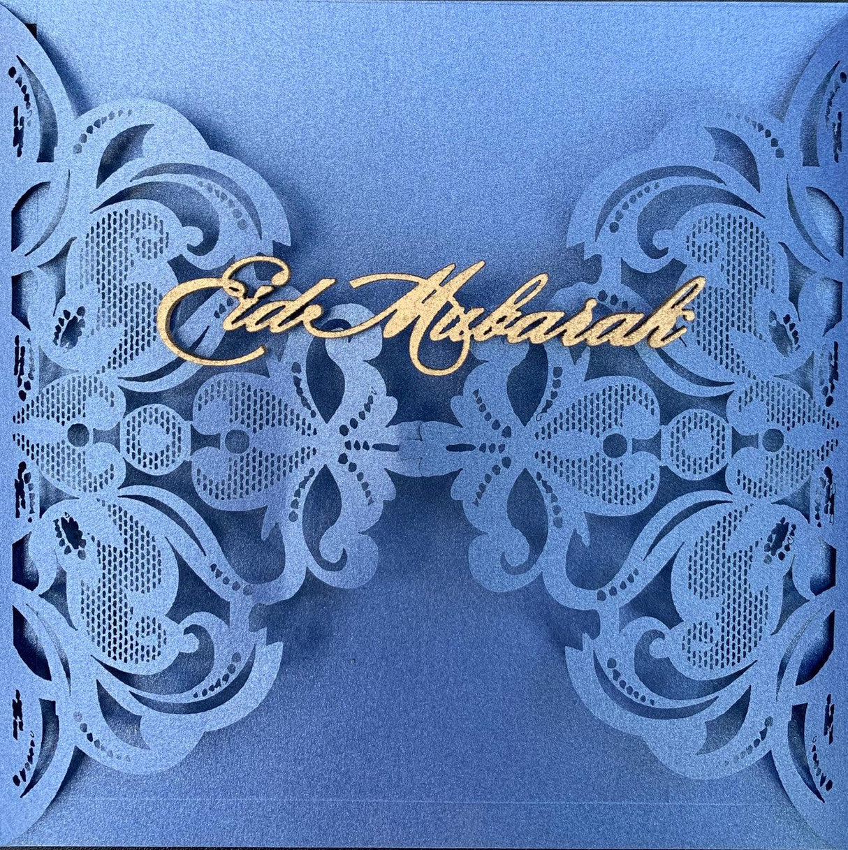 Eid Mubarak Laser Cut Greeting Cards Muslim Islamic Festival 2