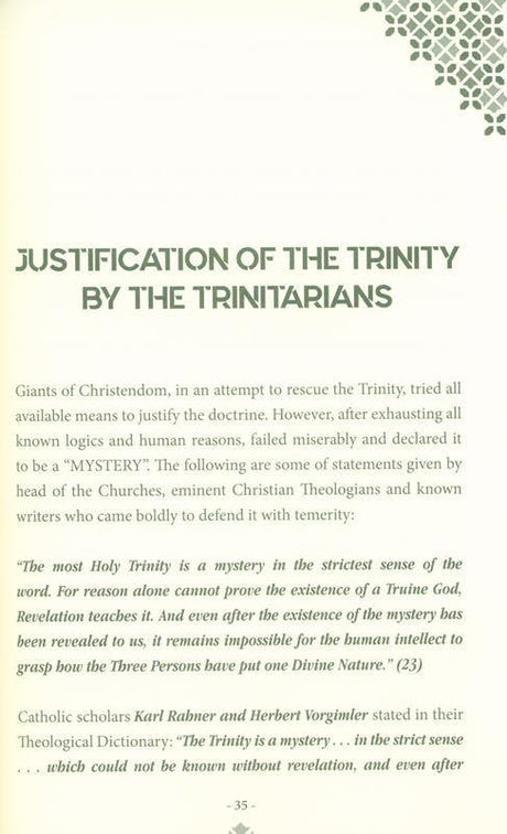 Is The Trinity Doctrine Divinely Inspired? (24895)